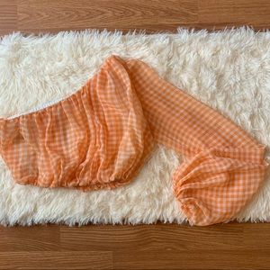 LPA | One-Sleeved Crop Top